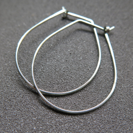 hypoallergenic hoop earrings for sensitive ears. anodized niobium jewelry. nickel free earrings.